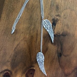 Angel wings necklace